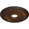 Ekena Millwork Classic Ceiling Medallion (Fits Canopies up to 12 3/4"), Hand-Painted Rust, 18 5/8"OD 4"ID x 1 1/8"P CM19CLRUS - alternate 4